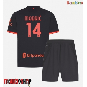 AC Milan Luka Modric #14 Terza Maglia Bambino 2026-27 Manica Corta (+ Pantaloni corti)